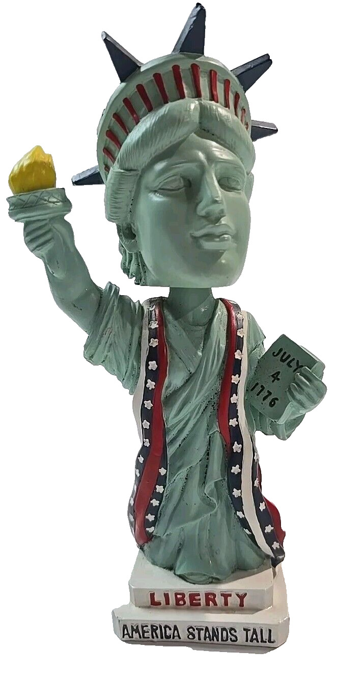 Royal Bobbles Statue of Liberty Bobble Head Figure America Stands Tall Pre-Owned