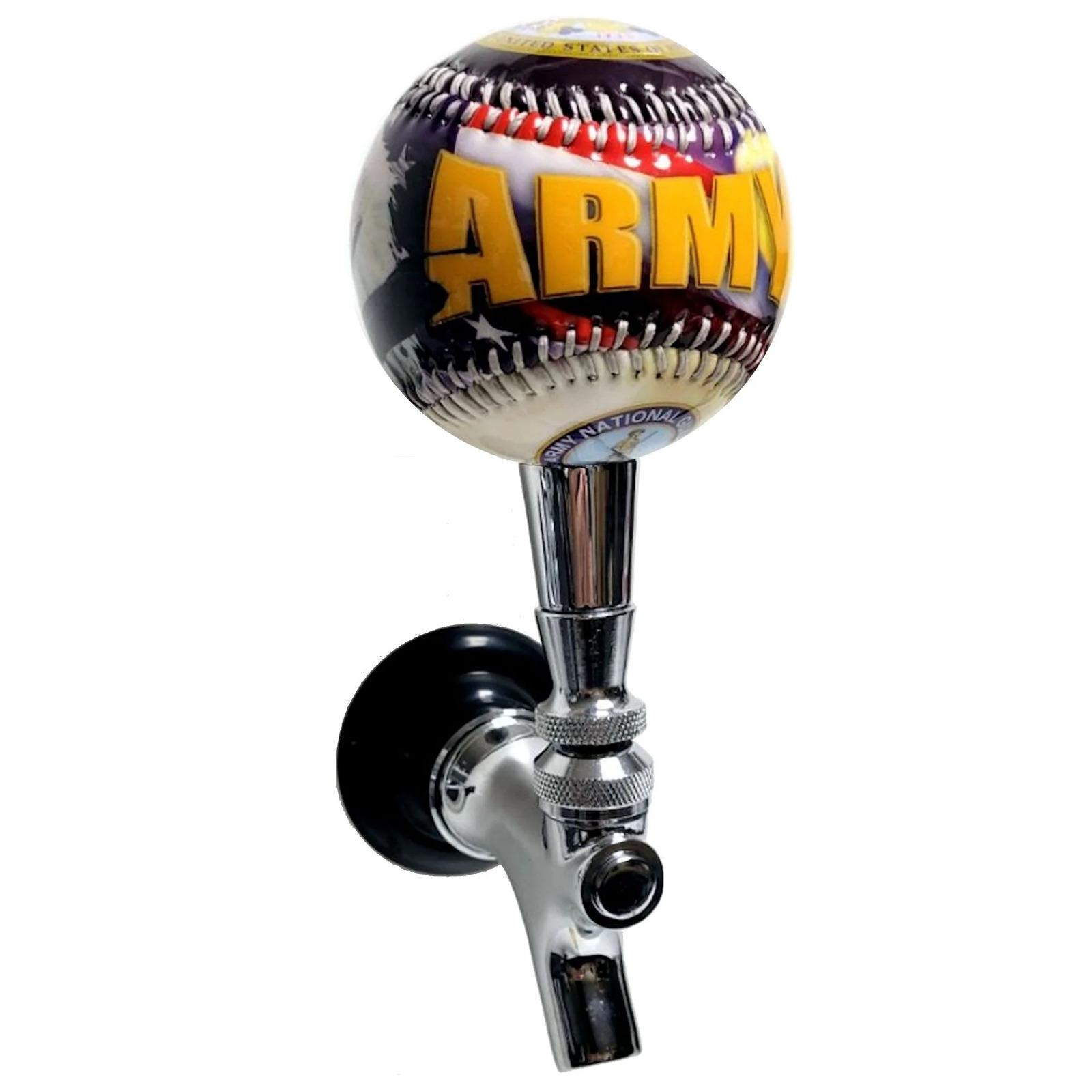 United States Army Baseball Beer Tap Handle