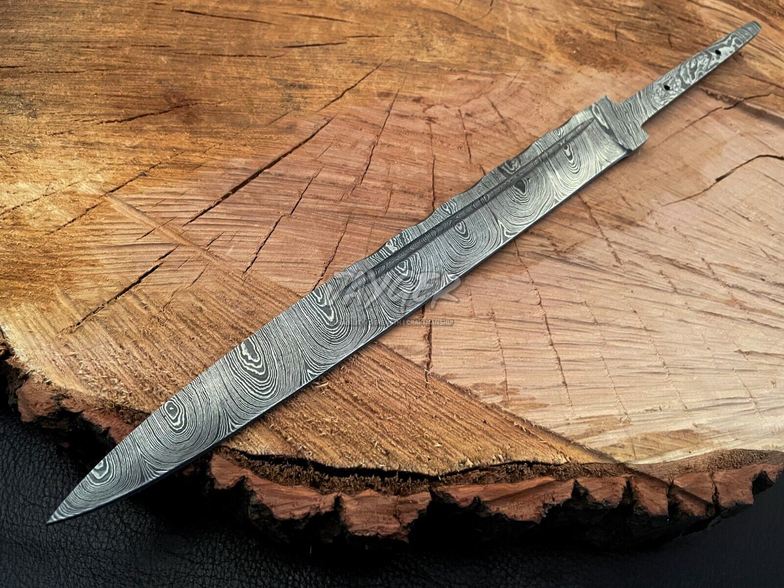 Jayger Handmade Damascus Steel Blade Blank-Scottish Dirk-Knife Making-B275