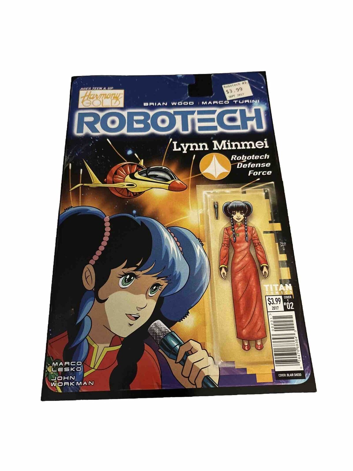 ROBOTECH (2017) #2 Action Figure VARIANT Cover - NM (box50)