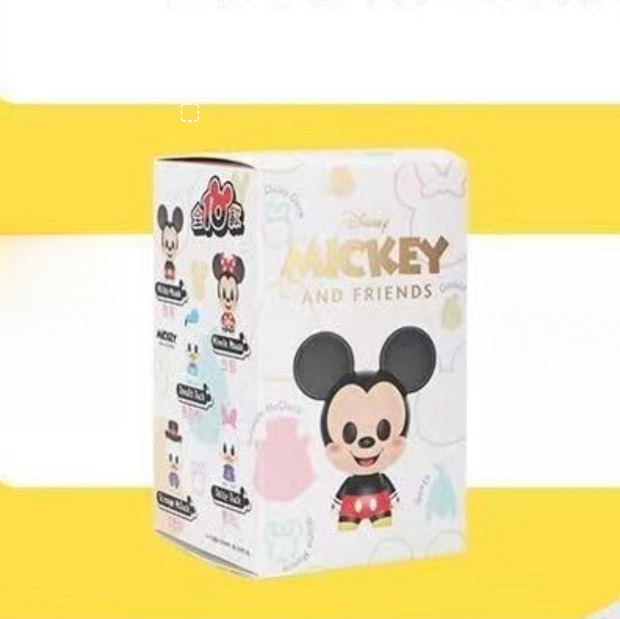 HEROCROSS Disney Mickey Family Series One Random Blind Box Toy Hot Kid Gift！