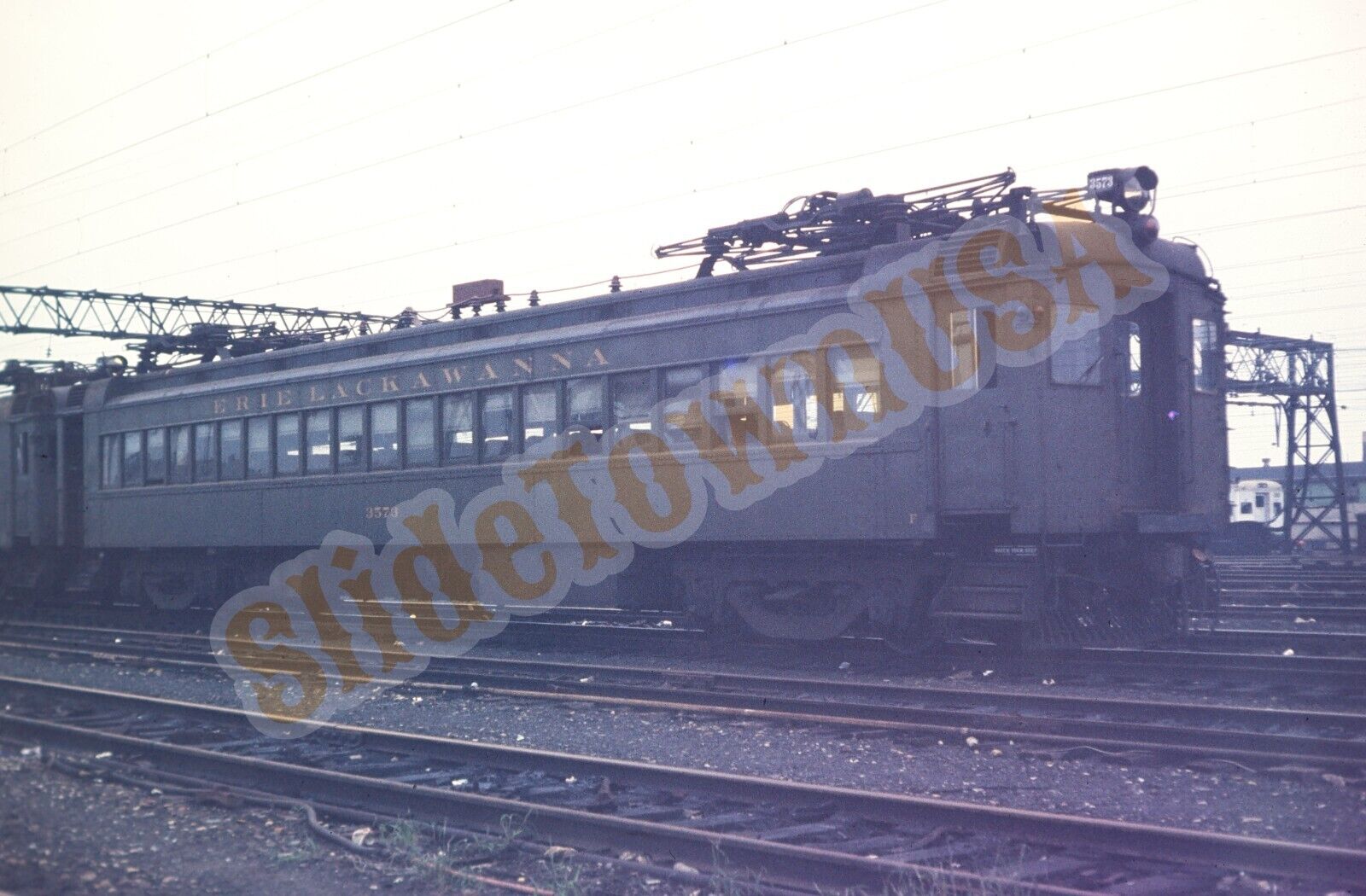 Vtg 1974 Train Slide 3573 Erie Lackawanna Hoboken NJ X3A029