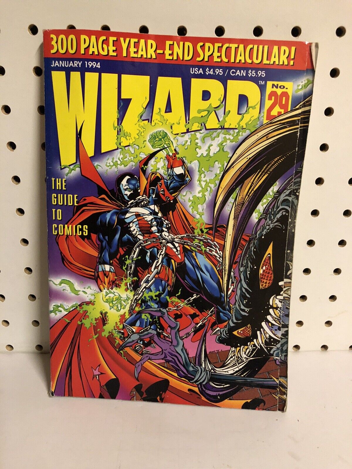 Wizard The Guide to Comics #29 Spawn Violator Todd McFarlane Poster Cover 1993