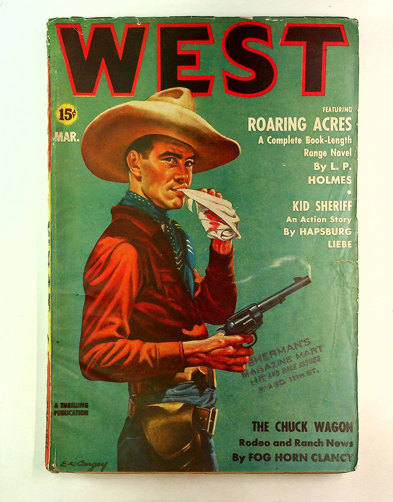 West Pulp Mar 1941 Vol. 49 #3 VG