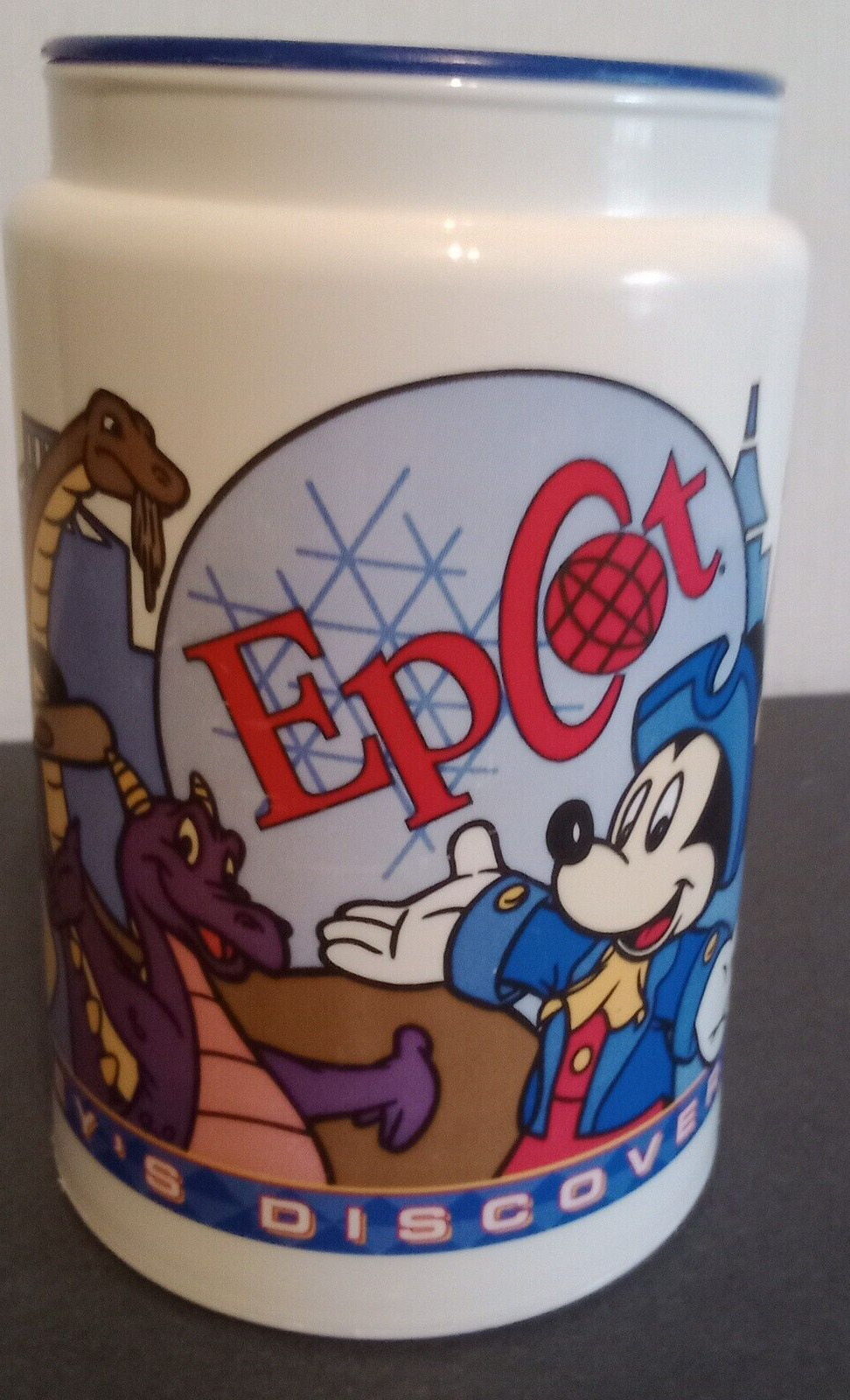 VINTAGE DISNEY EPCOT Disney\'s Discovery Park  Plastic cup mug