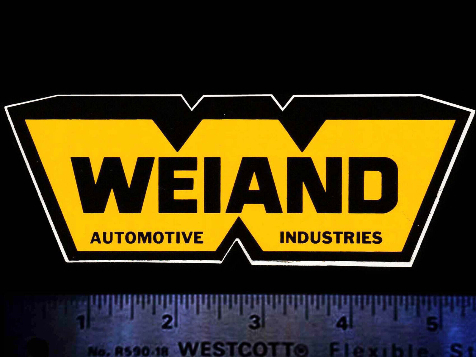 WEIAND Automotive Industries - Original Vintage 1970\'s 80\'s Racing Decal/Sticker