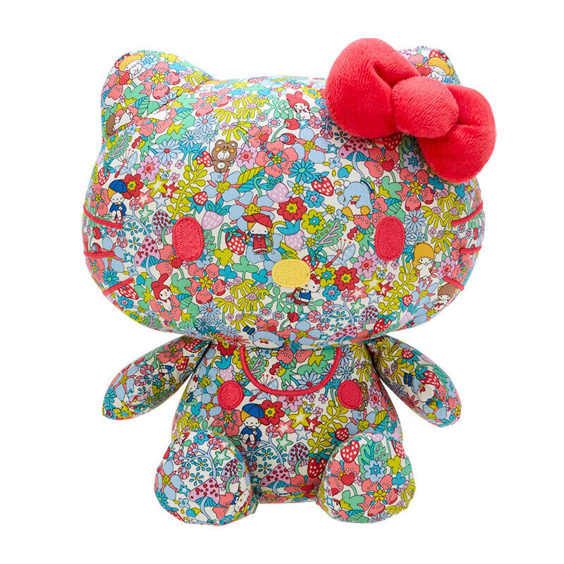 50th Anniversary Sanrio Characters Liberty Fabrics × Hello Kitty Plush Doll S