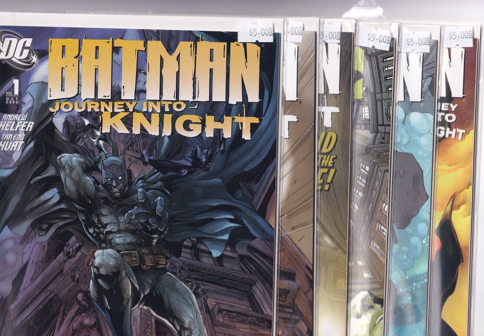 Batman Journey Into Knight #1-#5 & #7 DC Comics 2005 (Lot Of 6 Comic Books) NM/M