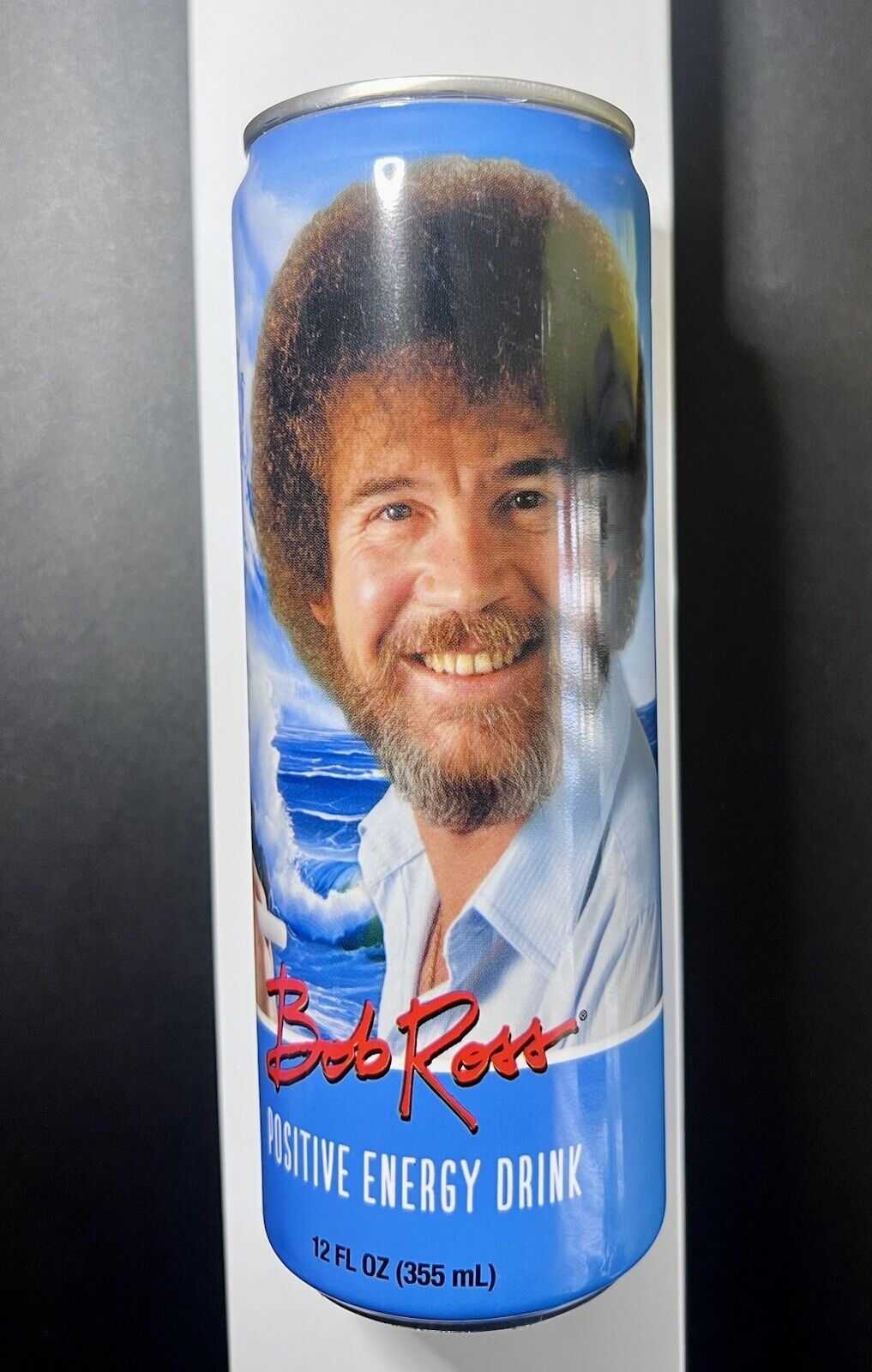 Sealed Bob Ross Positive Energy Drink 12 Fl Oz Extremely Rare No Dents