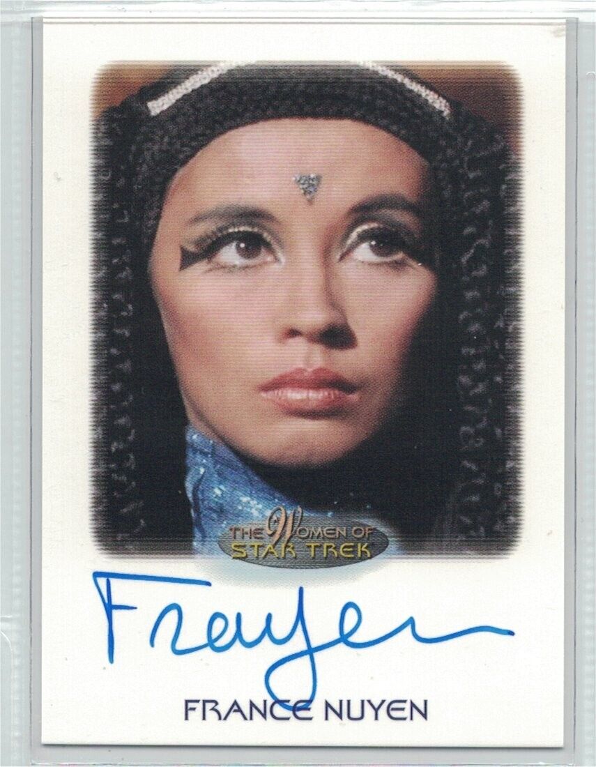 Women of Star Trek 2010 autograph card France Nuyen