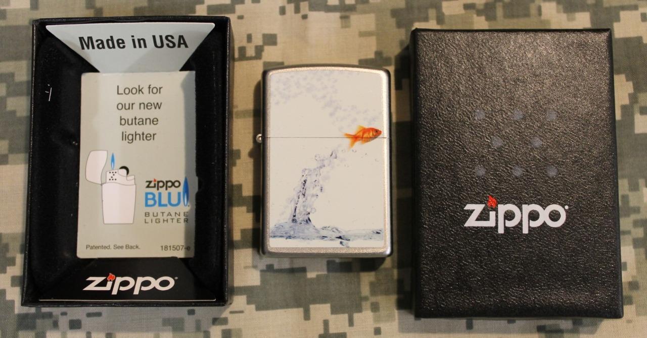 Zippo Leaping Goldfish Choice of S/N 6-10 of 250 Pc LIMITED EDITION USA NEW