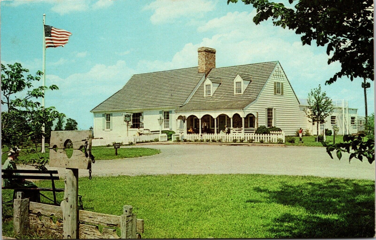 Postcard Evans Farm Inn McLean, Virginia