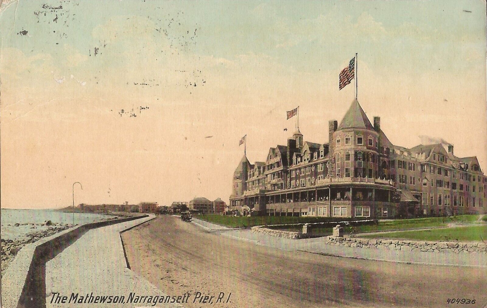 Narragansett Pier, RHODE ISLAND - The Mathewson Hotel - 1911