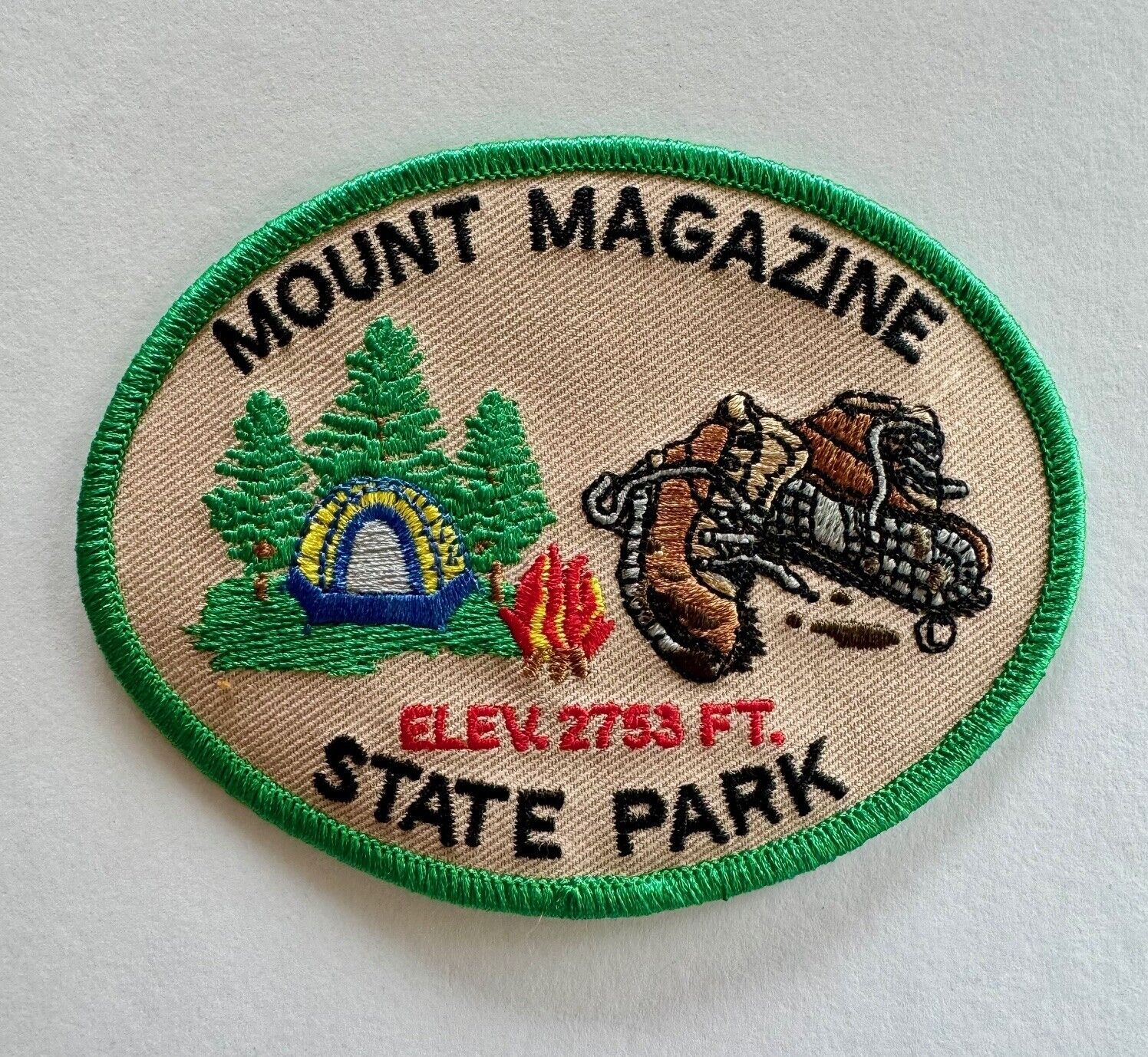 Mount Magazine State Park Arkansas souvenir patch
