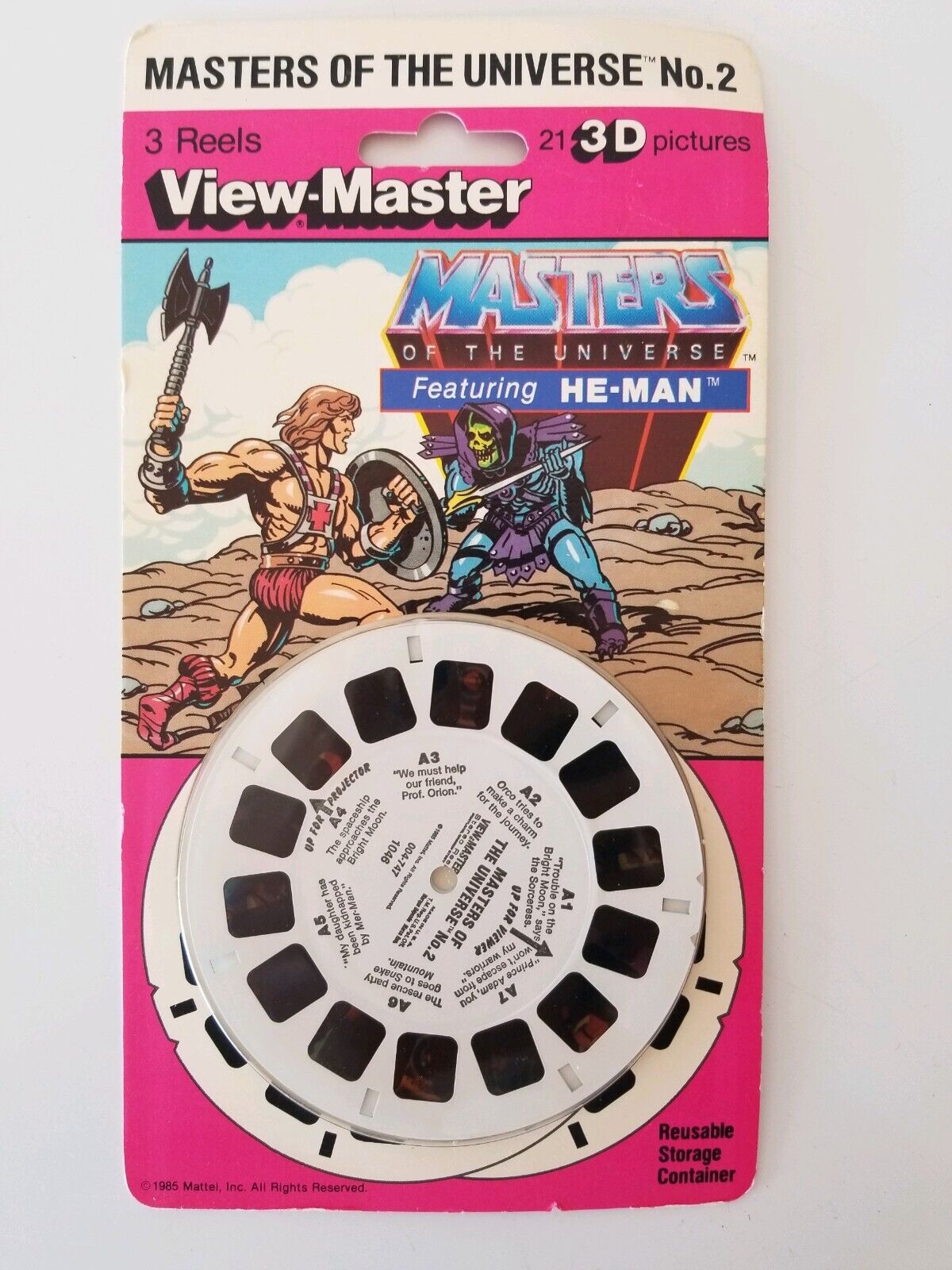 Rare New , Unopened Viewmaster Masters of the Universe 3D Reel No. 2 1985 