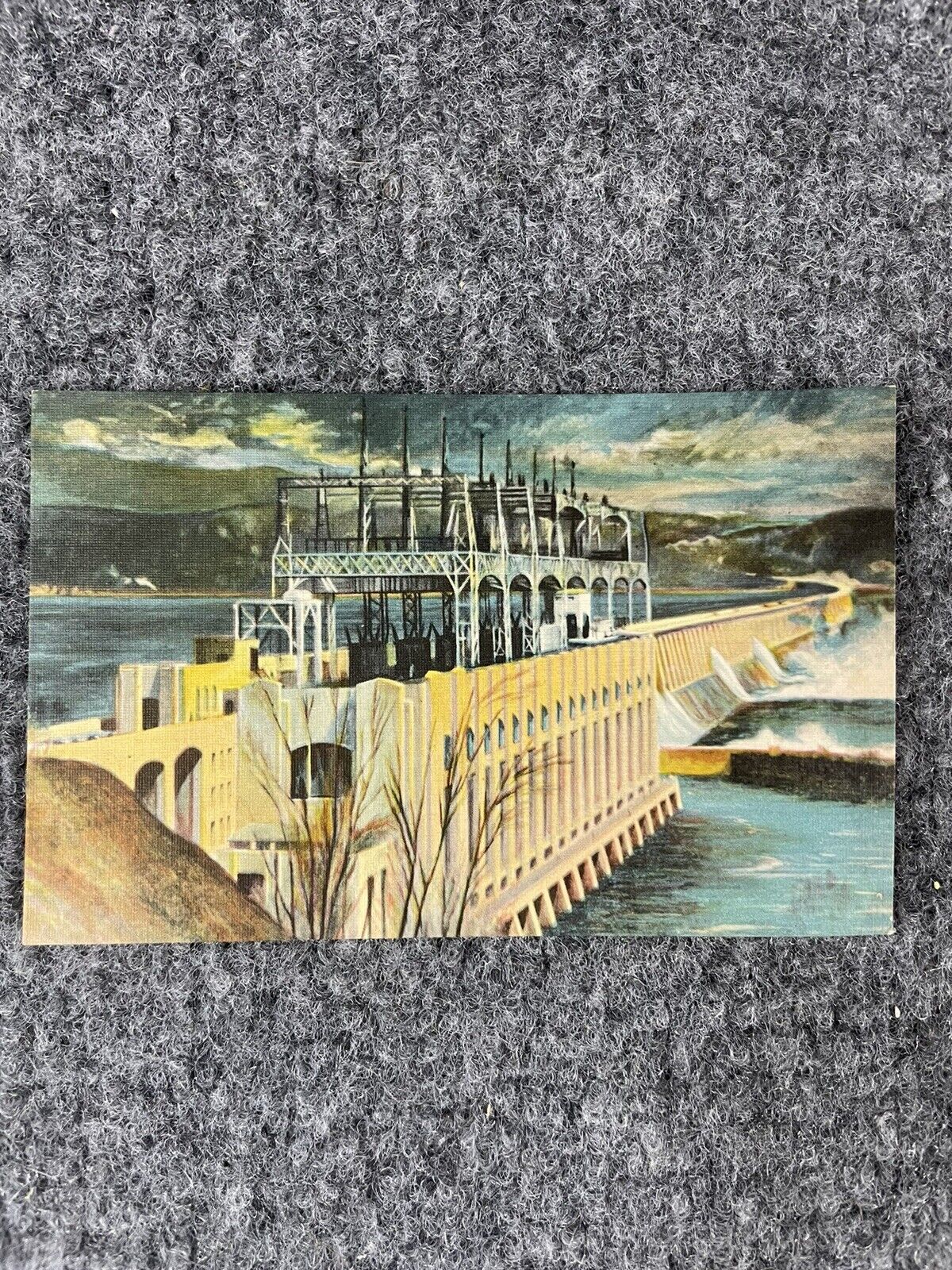 Vintage Postcard Conowingo Hydro-Electric On The Susquehenna River Unposted