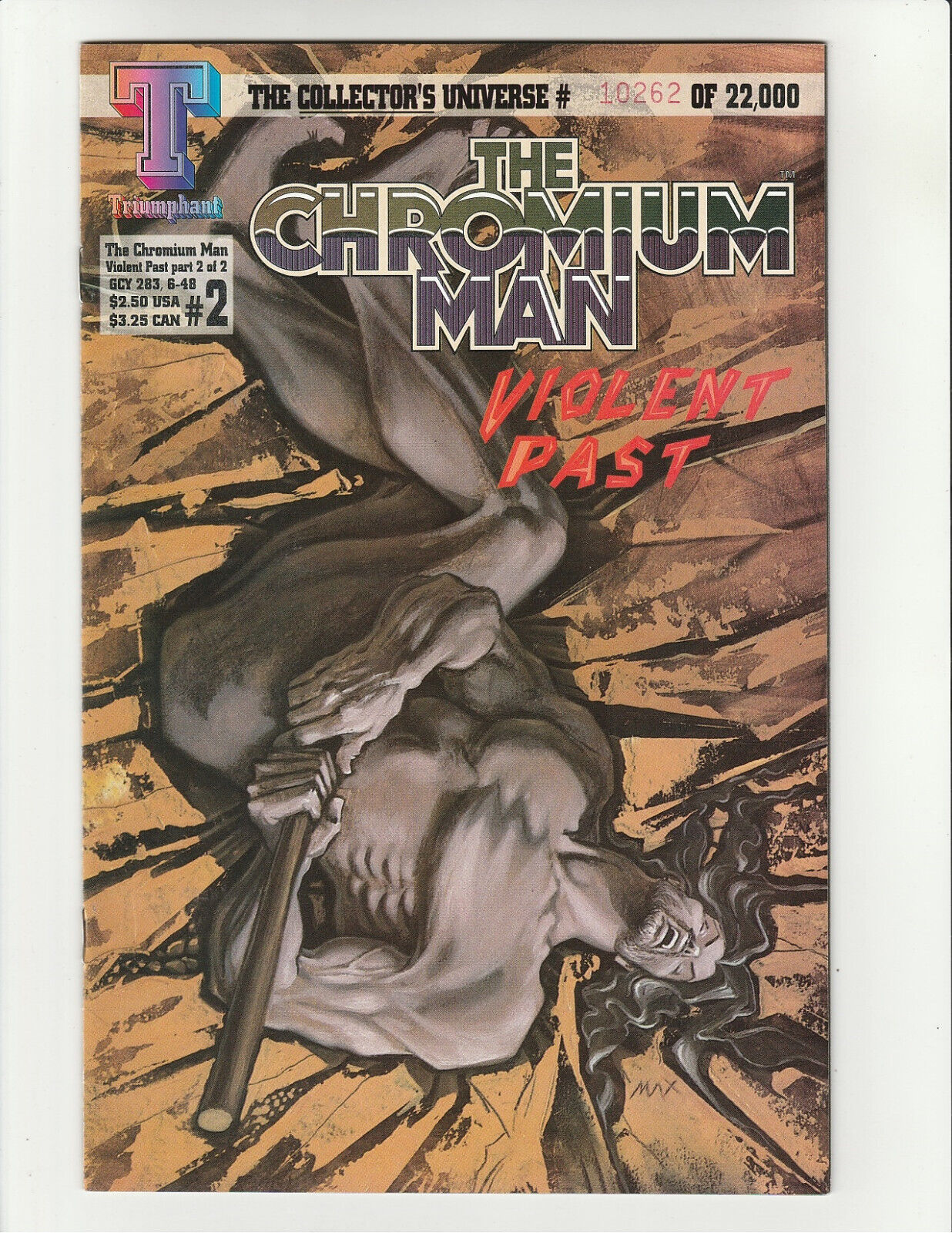 The Chromium Man #2 Violent Past 1994 Triumphant Comic Book