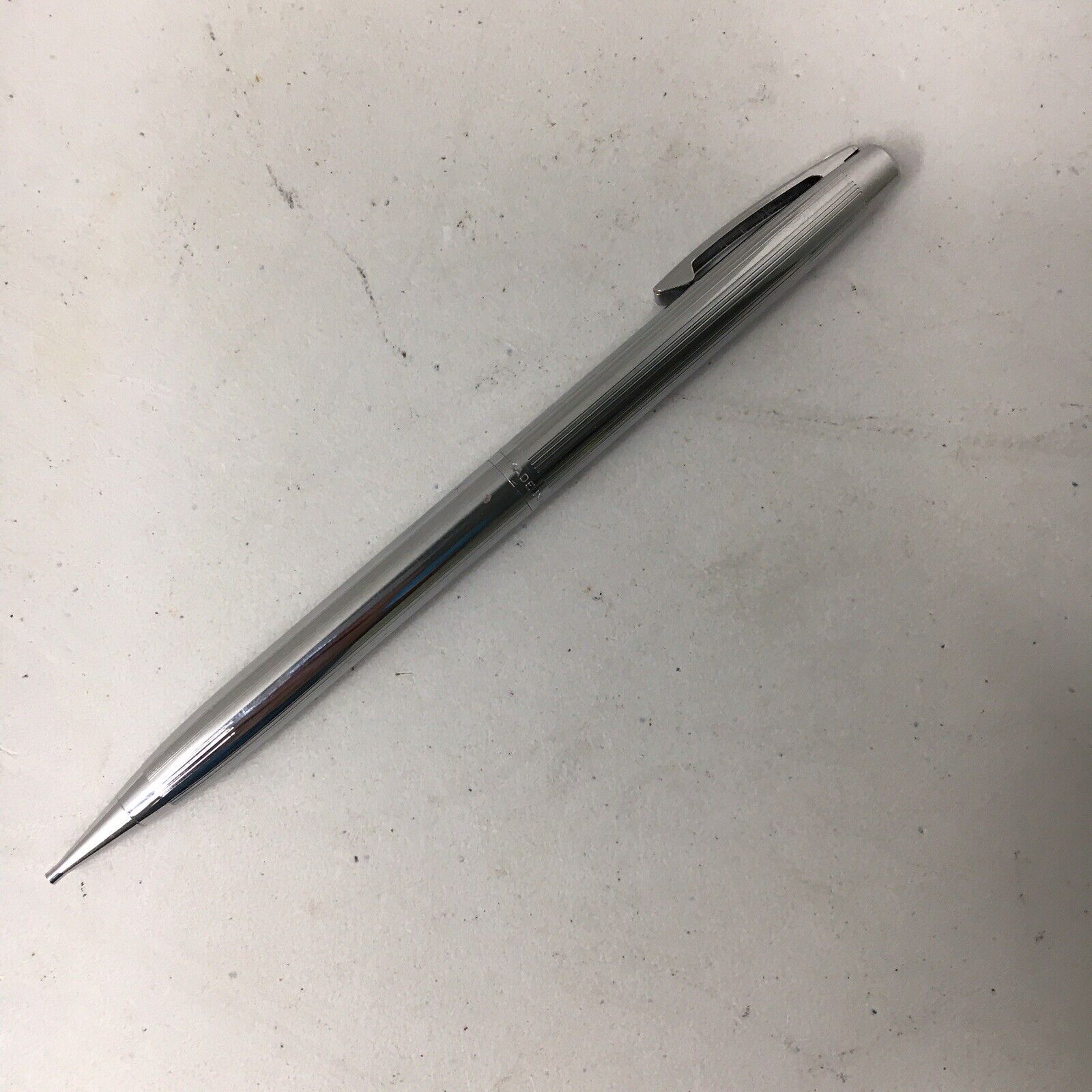 Shaeffer Pencil Vintage White dot Chrome Mid Century Mechanical
