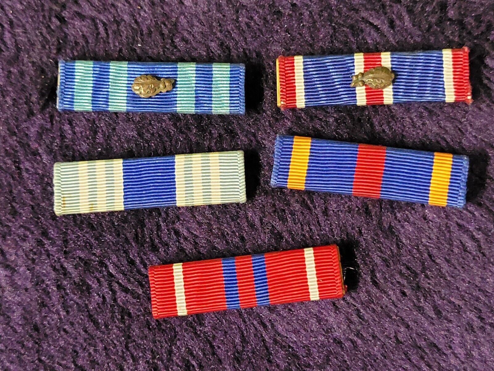 Collection of Military Ribbons Lot (5 Ribbons)