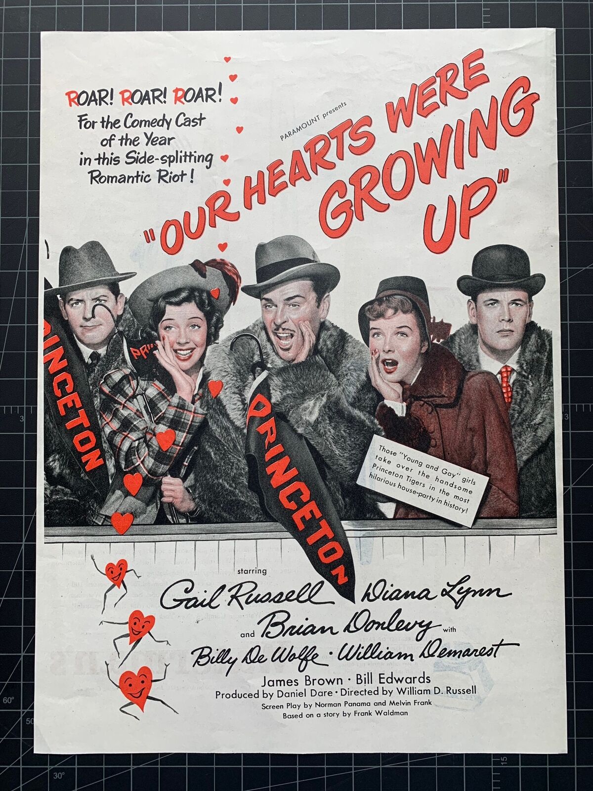 Vintage 1946 “Our Hearts Were Growing Up” Film, Gail Russell, Brian Donley