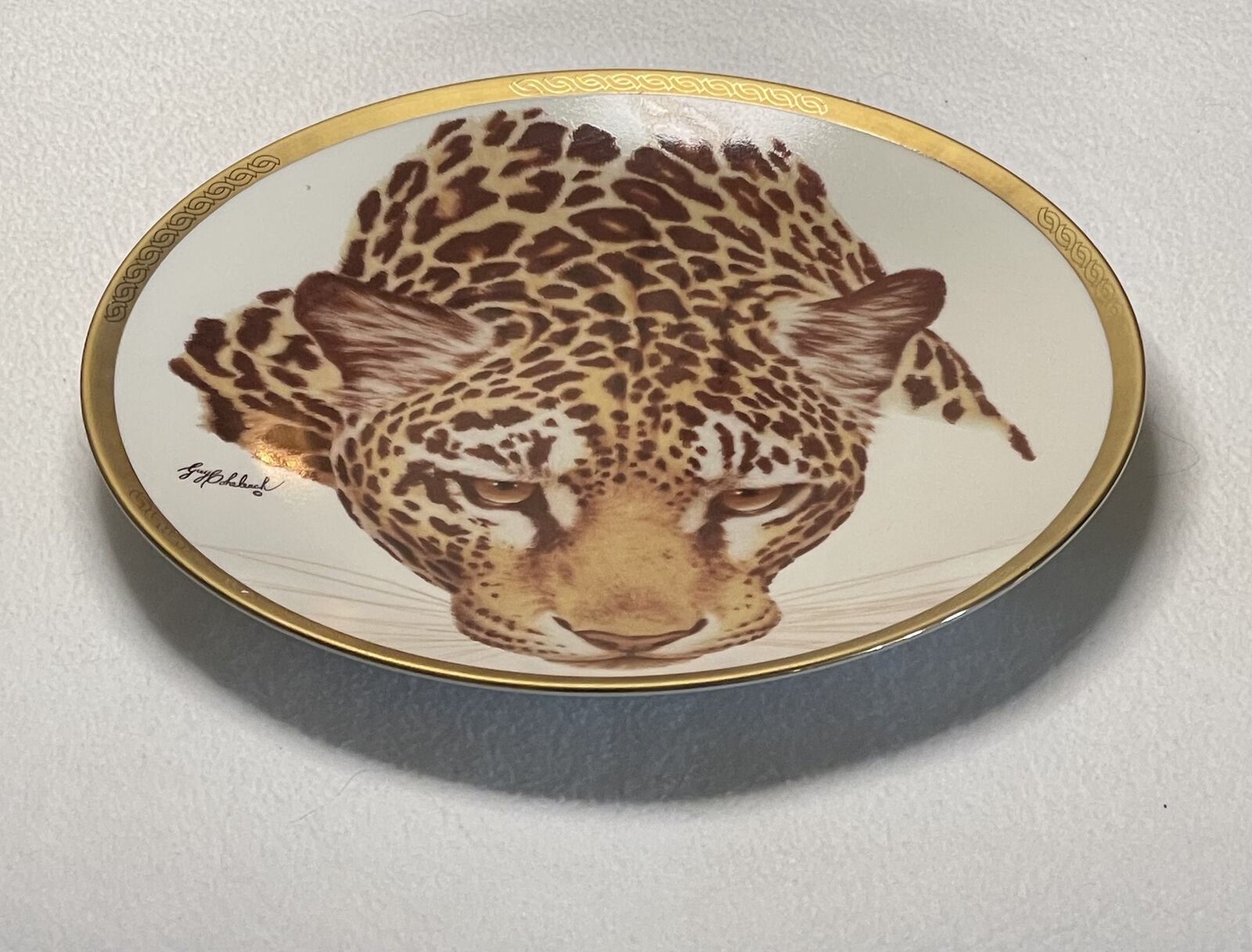 Lenox Great Cats Of The World Plate Collection Limited Edition 1994 - Jaguar