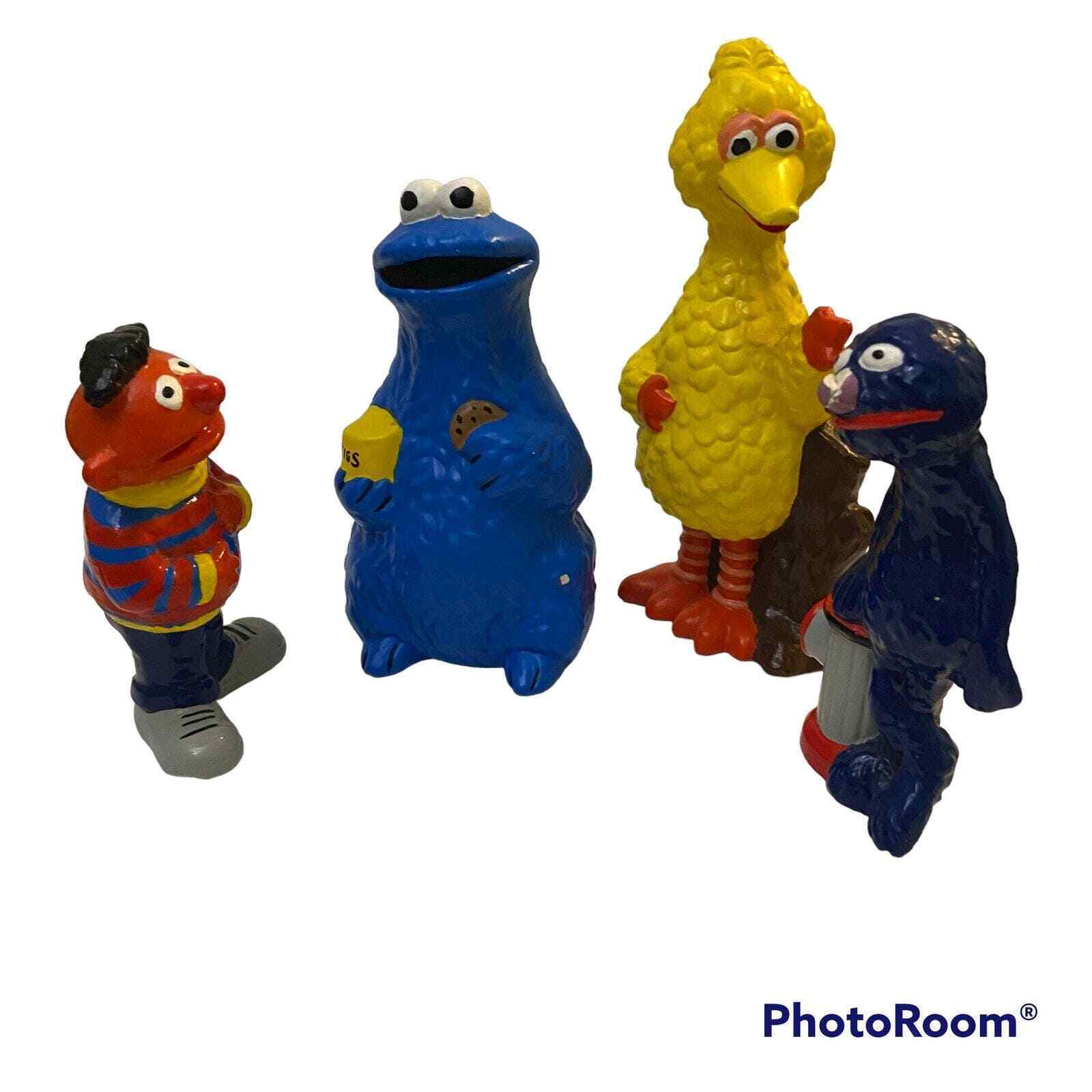Gorham Ceramic Sesame Street 1976 Big Bird Ernie Grover Cookie Monster READ