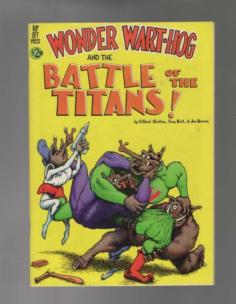 Wonder Warthog and the Battle of the Titans #1 1985 1st print VF to VF+