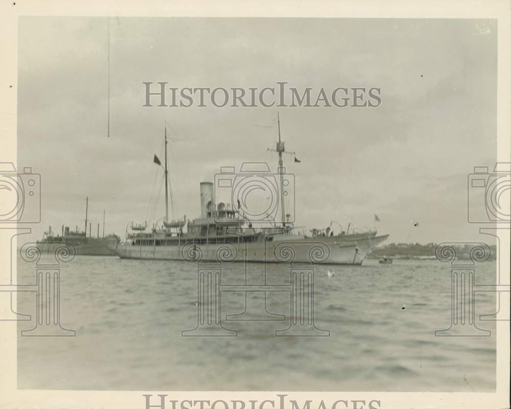 1919 Press Photo General view of John D. Spreckels\' yacht Venetia - kfx61658