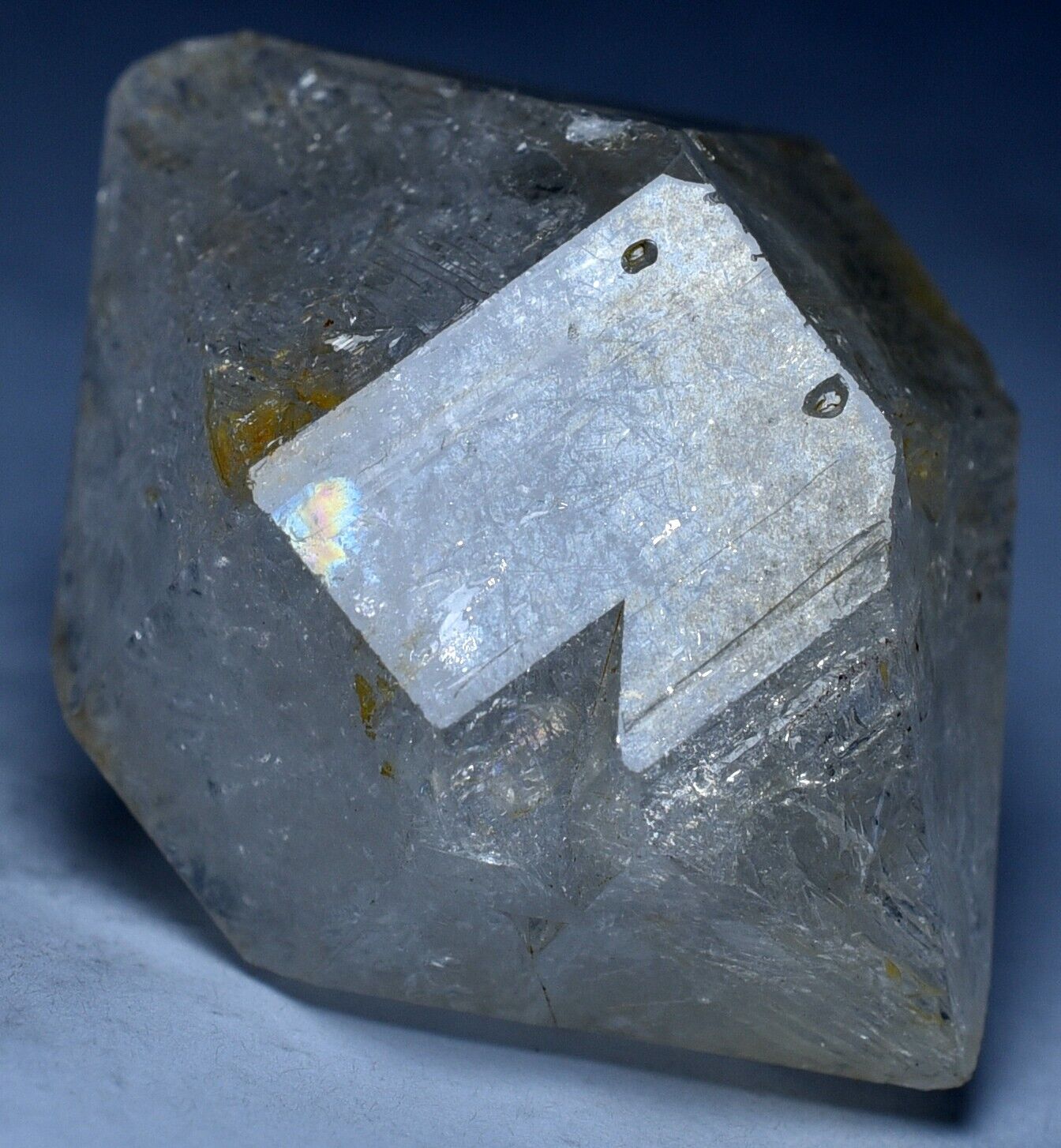 138 CT Double Terminated Natural Herkimer Window Diamond Quartz Crystal Specimen