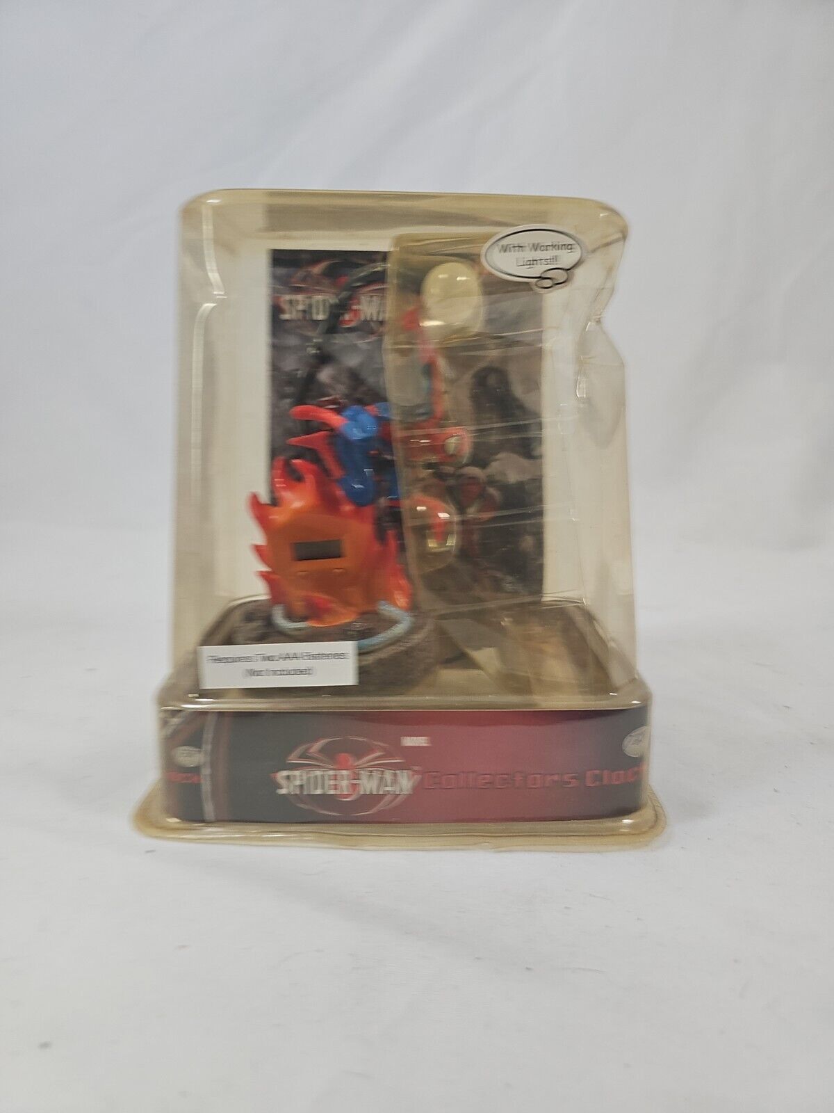 Spiderman Collector\'s Clock 2003 RARE Unopened In Original Packaging Marvel 