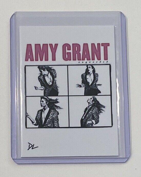 Amy Grant Limited Edition Limited Artist Signed “Unguarded” Trading Card 1/10