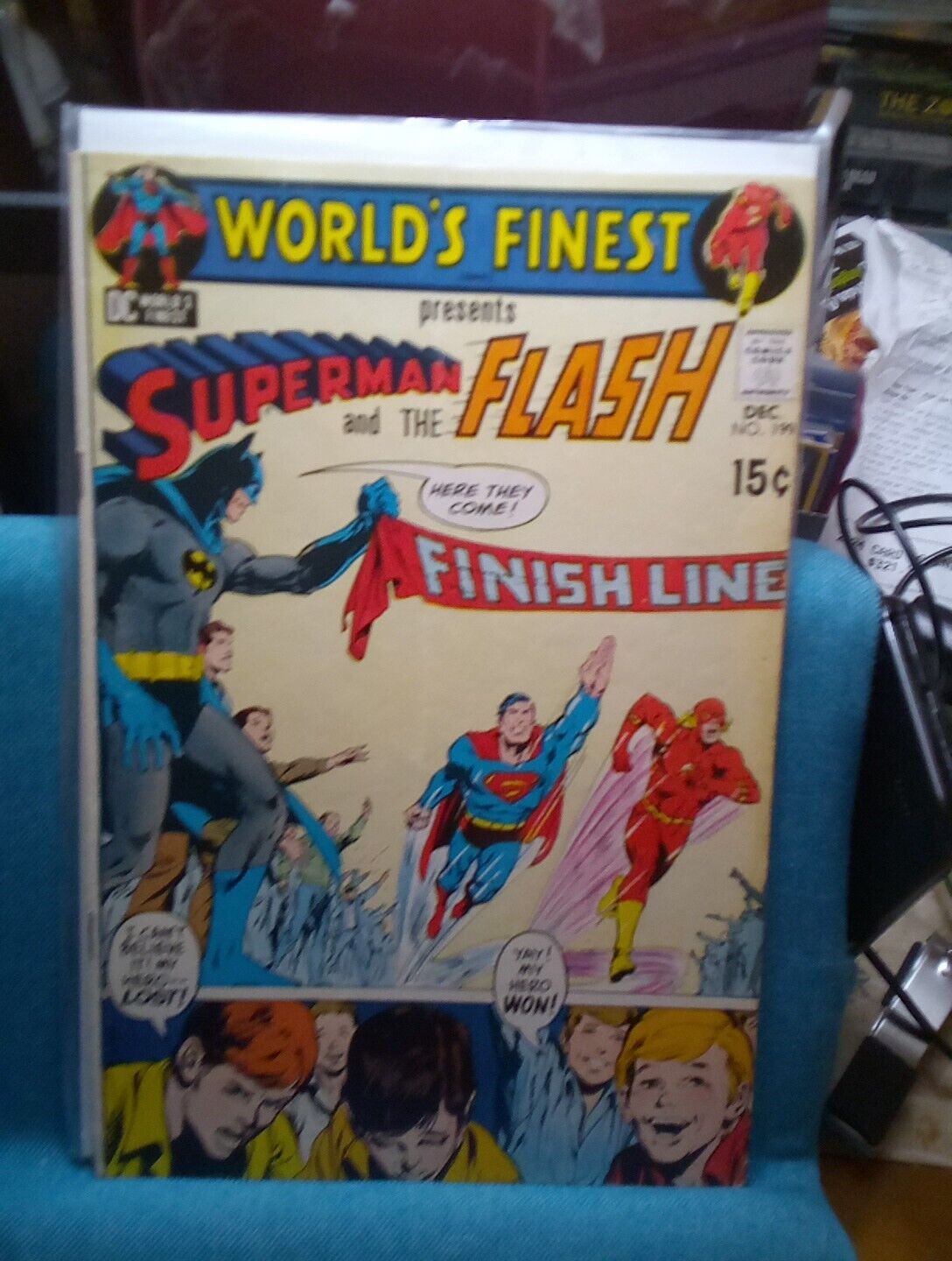 World\'s Finest #199, Superman\'s 3rd Flash Race, 1970
