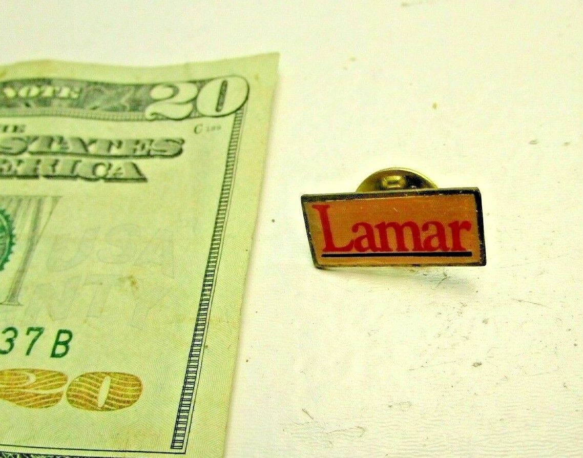 Vintage Lamar Cigarette Pin Pinback Swag