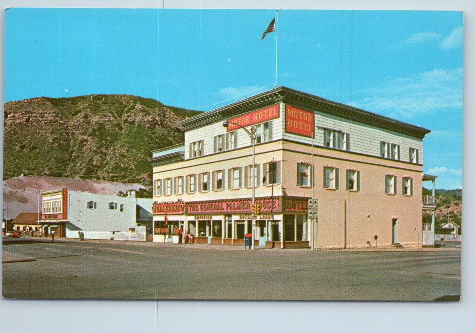 Postcard The General Palmer House Motor Hotel Durango Colorado