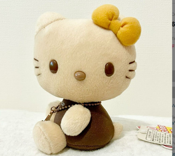 Sanrio Hello Kitty Alphabet M Charm Stuffed Doll 2007 Prize Not For Sale Mirror