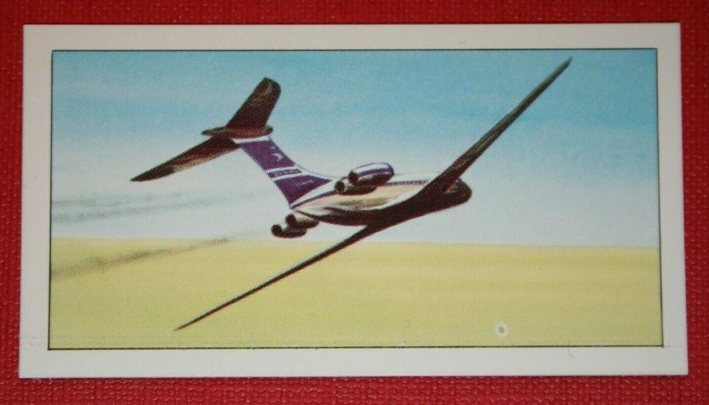 BOAC Vickers Armstrong VC-10  Airliner   Illustrated Card  DD16