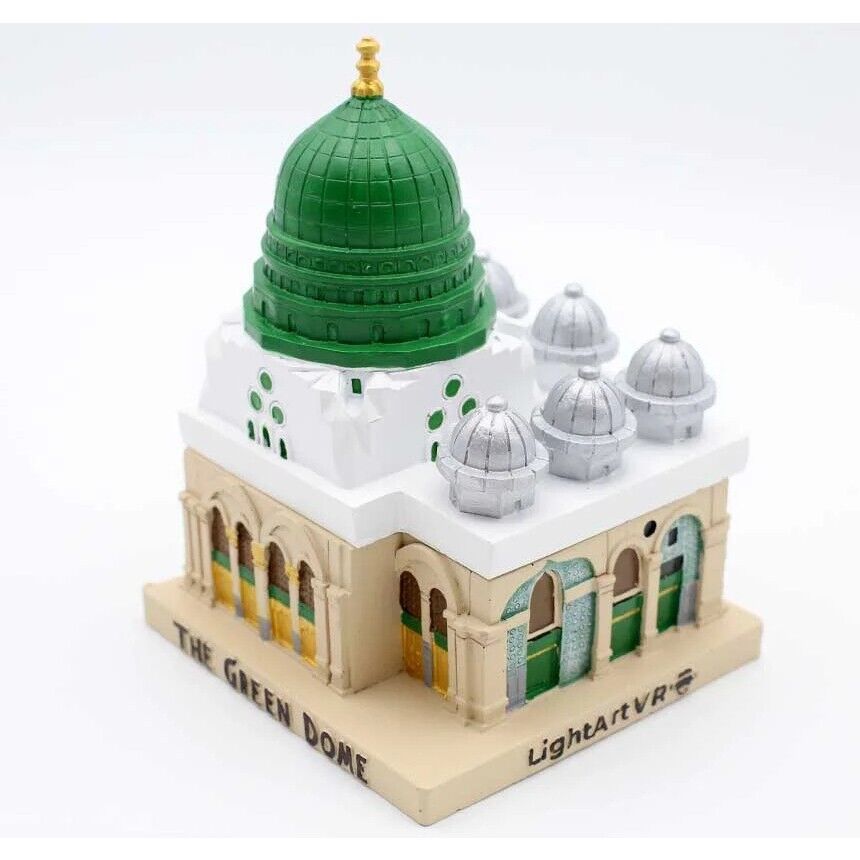 The Green Dome Masjid al-Nabawi 3D Models Hand Painted Model Resin Scale Al-Aqsa