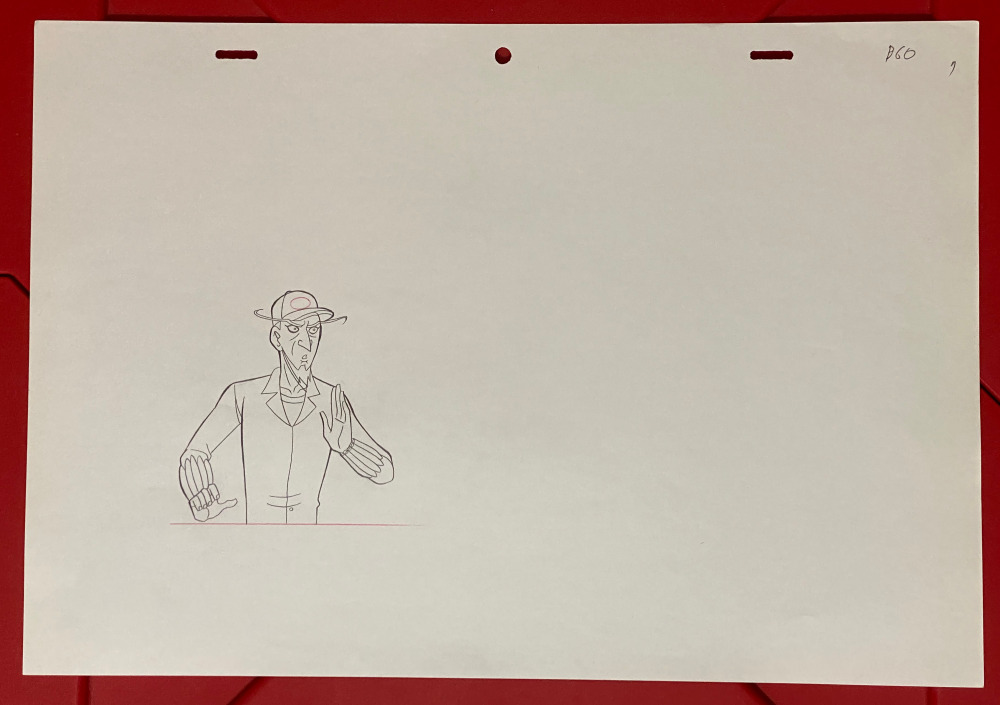 VENTURE BROS. Production Art - The Monarch Animation Drawing