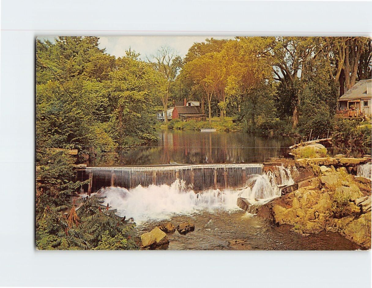 Postcard A New England Country Stream New England USA