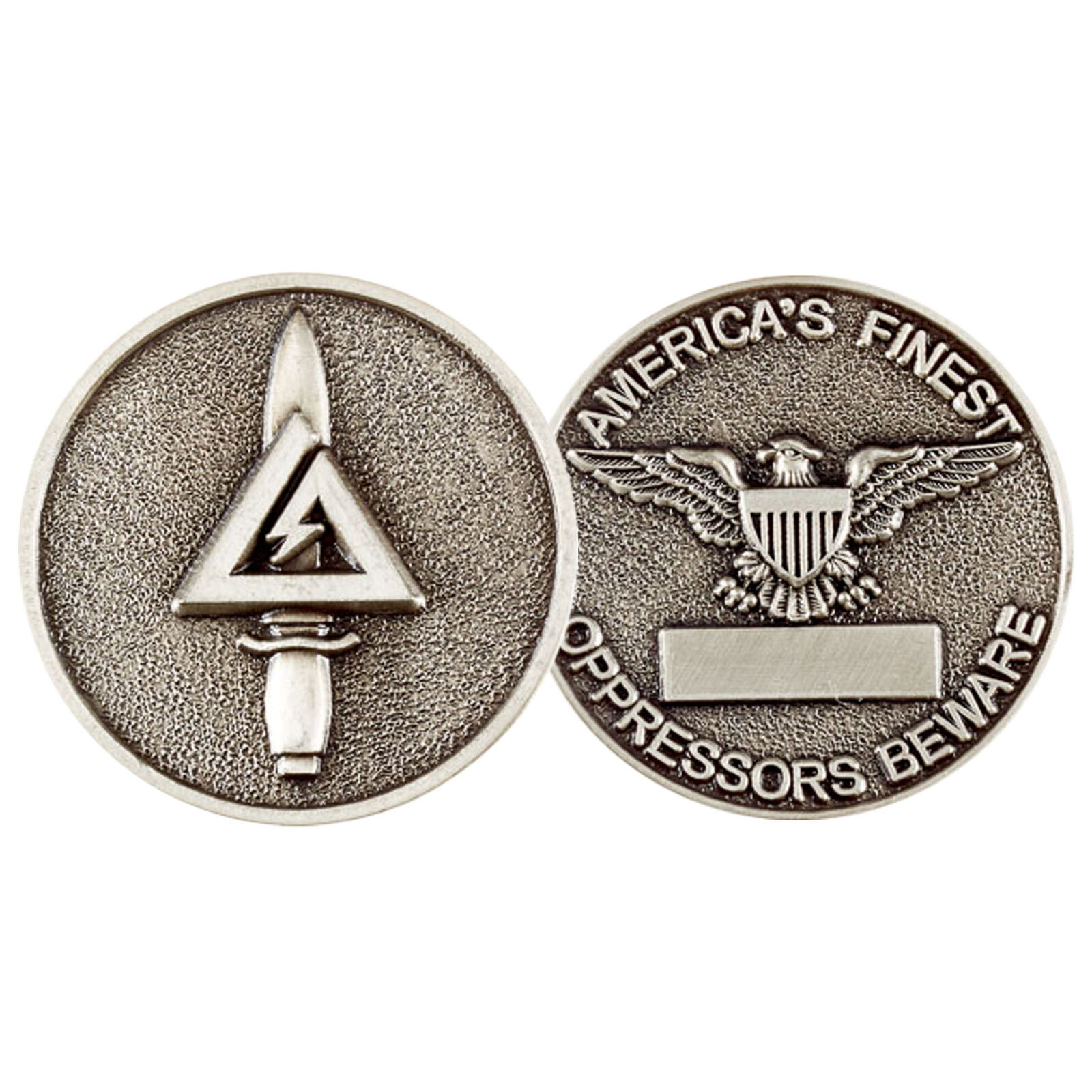 US Army Delta Force Silver Challenge Coin