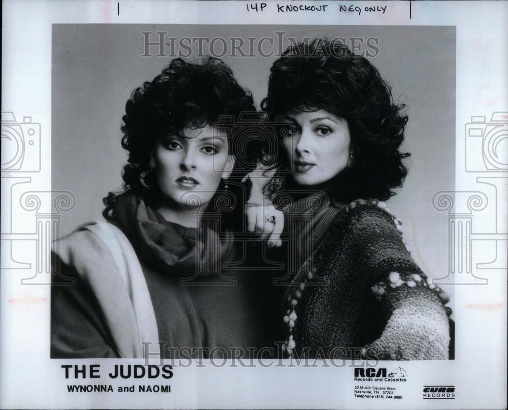 1986 Press Photo The Judds Country Music Duo - DFPC71179