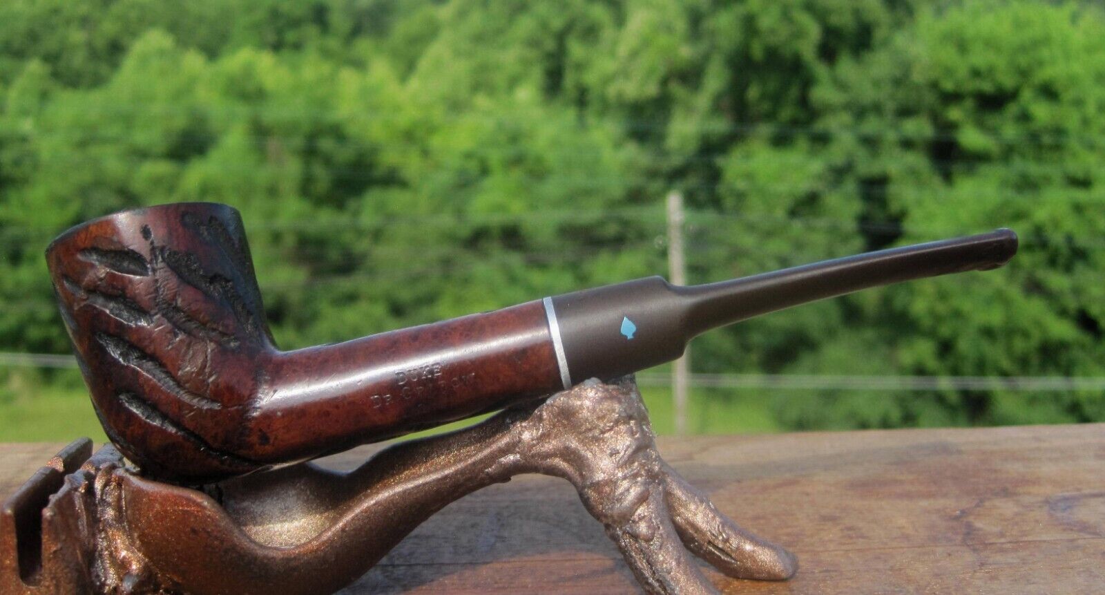 Dr Grabow Duke Carved Imported Briar Italy Dublin Tobacco Estate Pipe