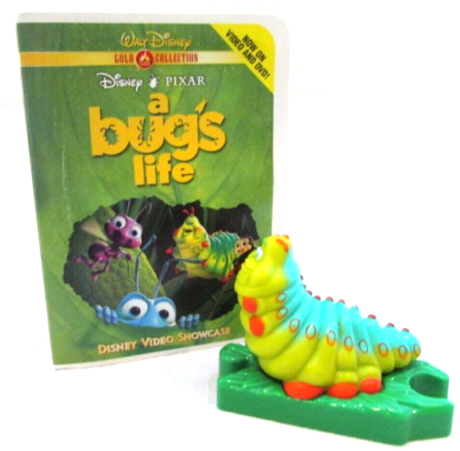 McDonald's Disney Pixar It's A Bugs Life Heimlich Caterpillar Figurine with Box
