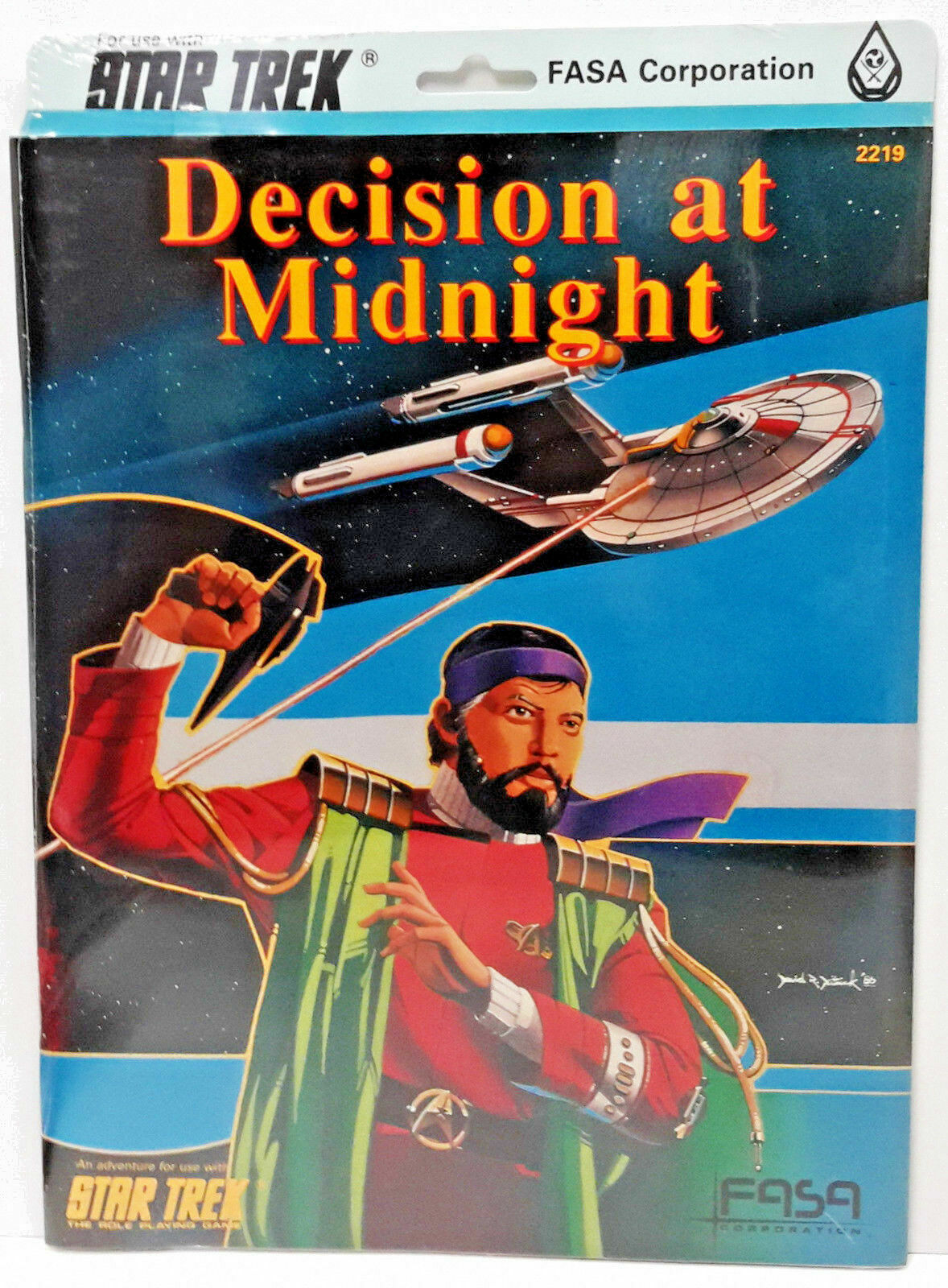 Decision at Midnight 1980s Star Trek FASA Role Playing Game(RPG)Adventure-SEALED
