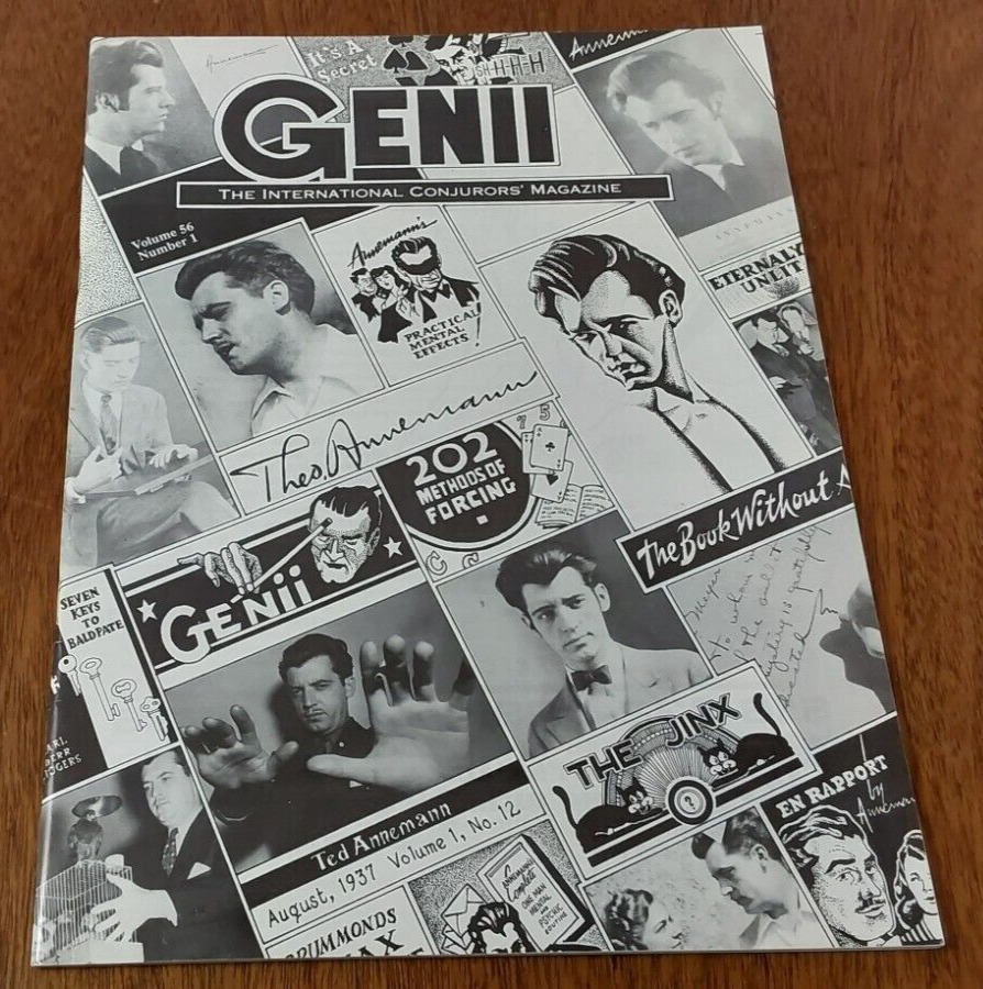 Genii Magic Magazine: Conjurors Magazine Vol. 56, No. 1 Nov. 1992 - Annemann