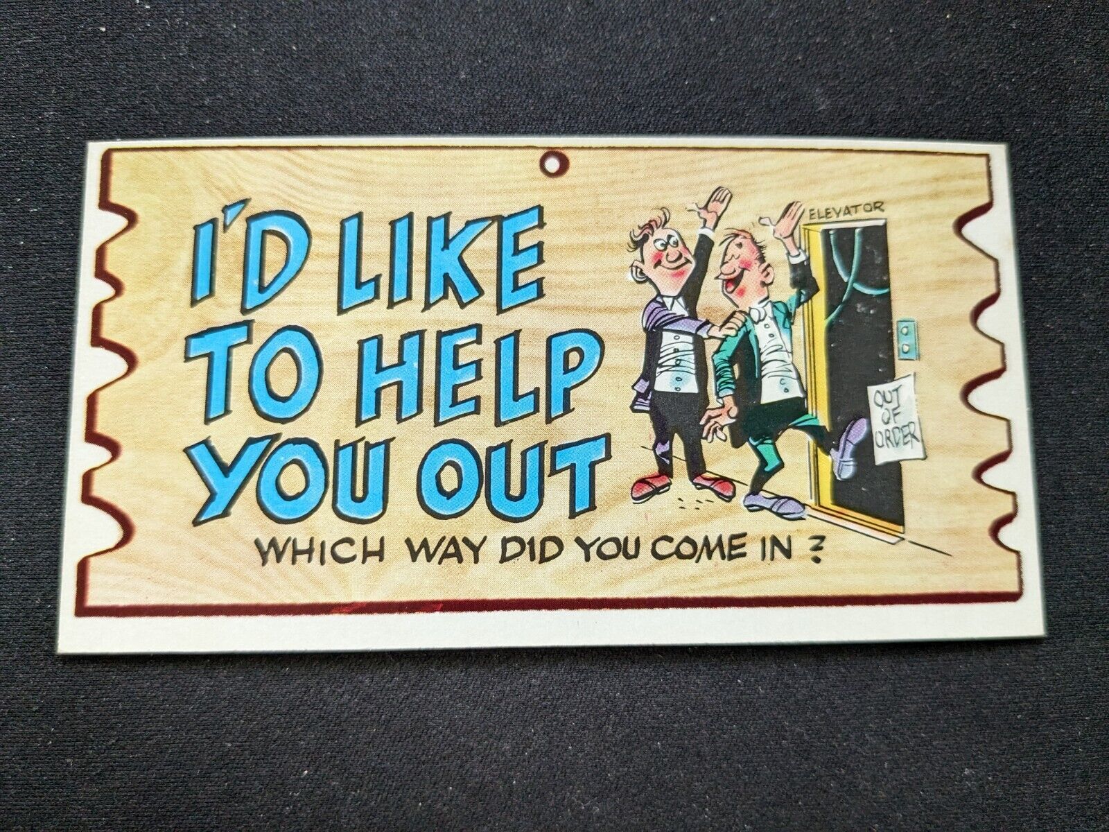 1965 Topps Kookie Plak Card # 44 I'd like to help you out... (VG/EX)