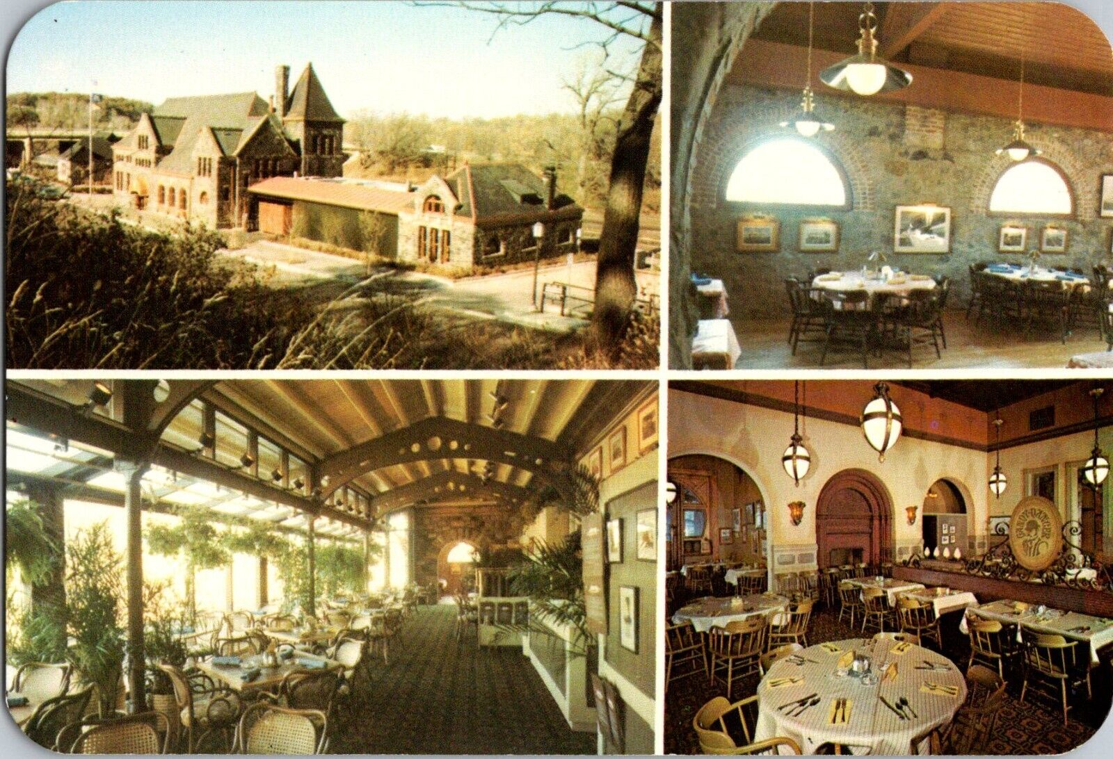 Vintage 1977 Chuck Muir\'s Gandy Dancer Ann Arbor Michigan Restaurant Postcard