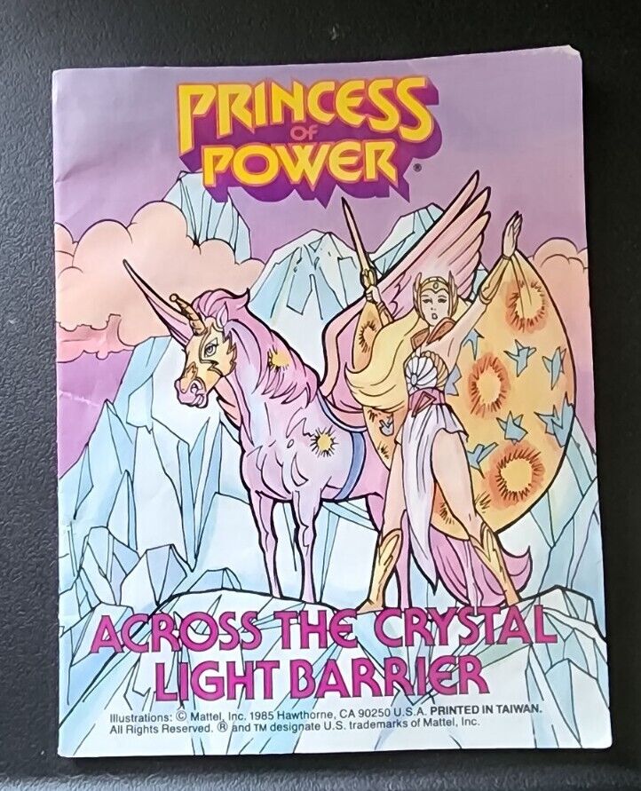 1985 SHE-RA MINI COMIC Princess of Power ACROSS THE CRYSTAL LIGHT BARRIER Promo