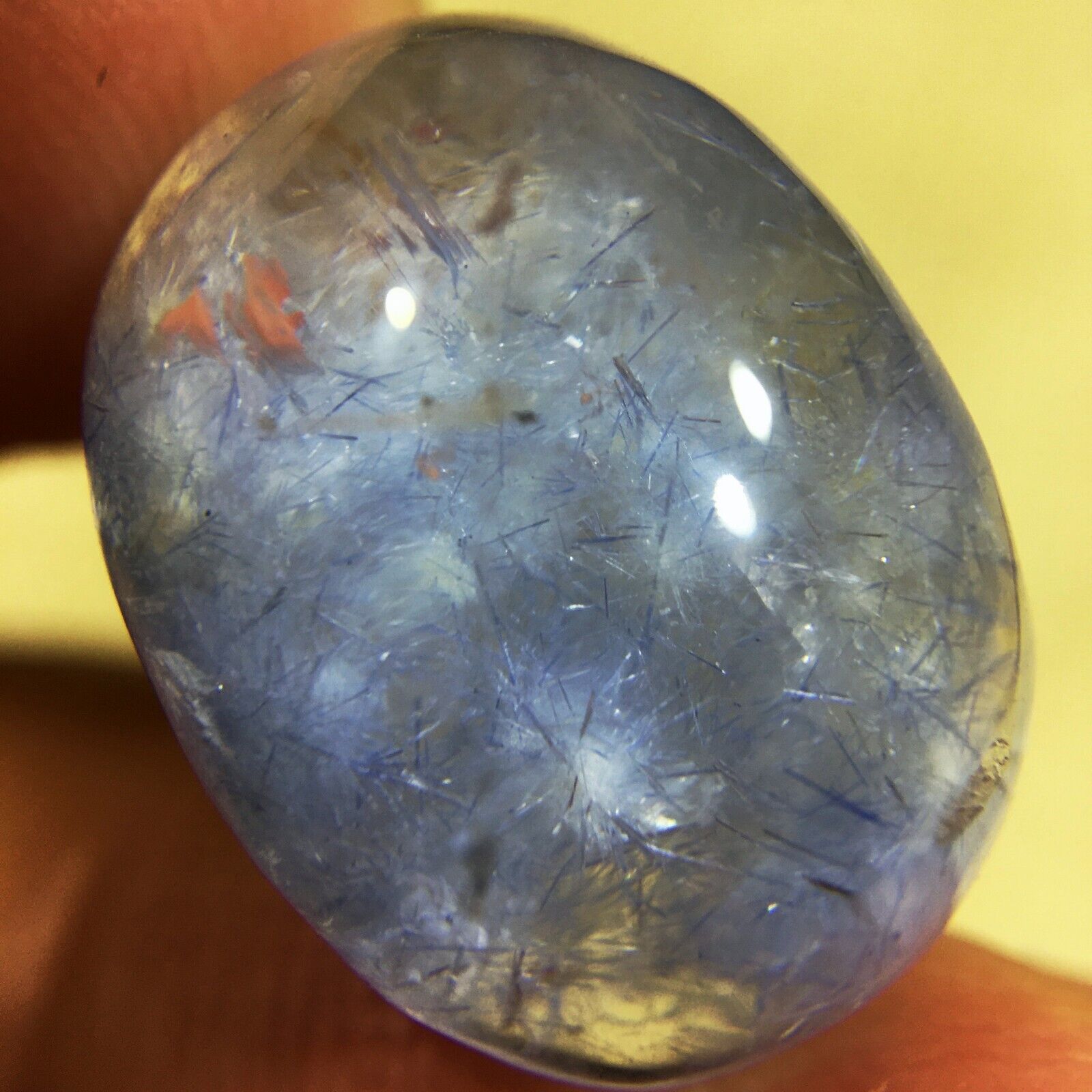 15.8Ct Very Rare NATURAL Beautiful Blue Dumortierite Quartz Crystal Pendant