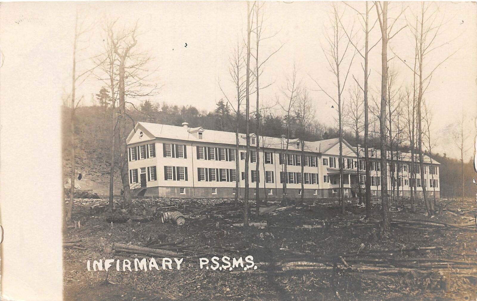 H77/ Mount Alto Pennsylvania RPPC Postcard c1910 T.B. Hospital Building 12